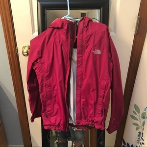 The North Face rain jacket